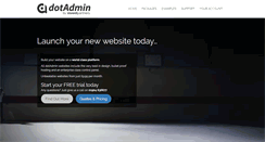Desktop Screenshot of dotadmin.com