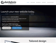 Tablet Screenshot of dotadmin.com